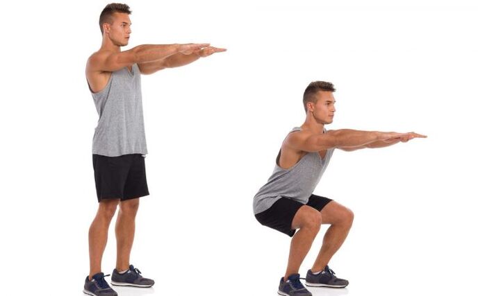 squat to increase potency