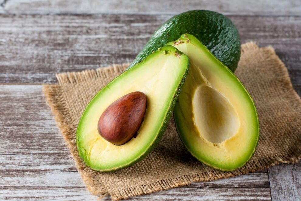 Avocados are part of a salad that enhances male strength