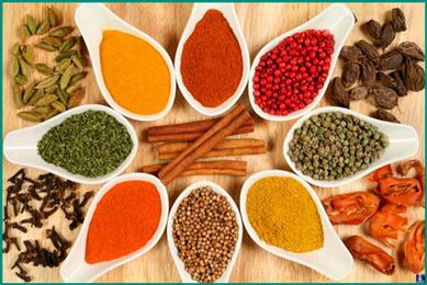 Spices to increase the effectiveness